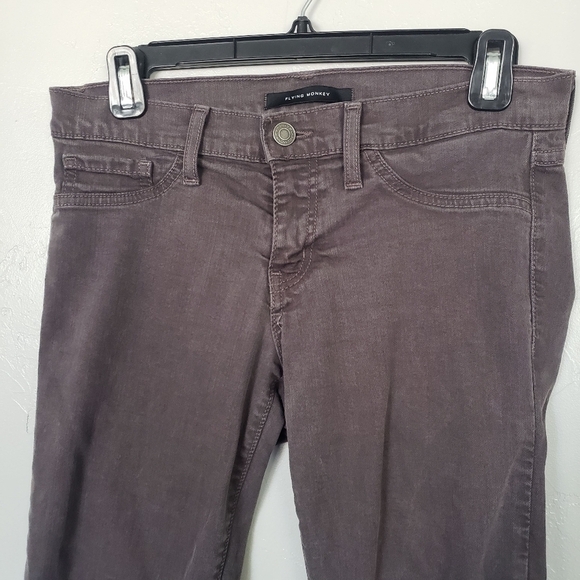 Flying Monkey 28 Grey Skinny Jeans Low Rise - Picture 2 of 7